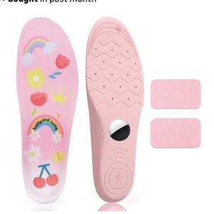 Sifemp Hidden AirTag Shoe Insoles Inserts Kids Pink Size 10–12C New in Box